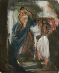 Composition with Olive Pickers